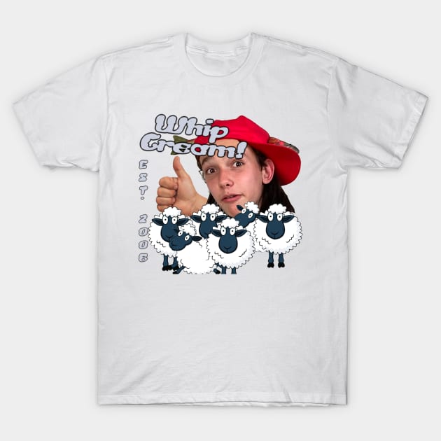 Buggy Whip "WHIP CREAM" T-Shirt by MSW_Wrestling
